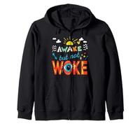 T-shirt Awake Not Woke Regalo Felpa con Cappuccio
