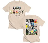 T-Shirt Bad Bunny Concerto Uomo Donna - Collezione Album 2016-2025 - 100% Cotone - El Conejo Malo, Un Verano sin Ti, Debi Tirar mas fotos - Maglietta Fan (IT, Testo, M, Regular, Regular, Beige)