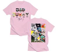 T-Shirt Bad Bunny Uomo Donna - Collezione Album 2016-2025 - 100% Cotone - El Conejo Malo, Un Verano sin Ti, Debi Tirar mas fotos - Maglietta Tour Regalo Fan Musica (IT, Testo, XL, Rosa)