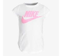 T-shirt bambina NIKE Futura 36F269-001 bianco-rosa glitter