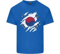 T-Shirt Bambini Con Bandiera Della Corea Del Sud Per Il Giorno Del Calcio