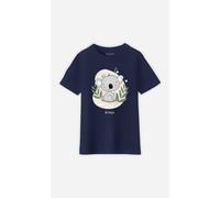 T-Shirt Bambini Personalizzato Maniche Corte Stampato In Francia Blu Marino