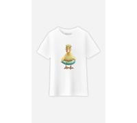 T-Shirt Bambini Personalizzato Maniche Corte Stampato In Francia Colore Bianco