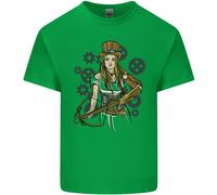 T-Shirt Bambini Steampunk Con Arbalete Donna Incrociata Gildan 64000B