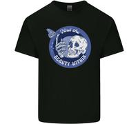 T-Shirt Bambini Teschio E Farfalla Trova La Bellezza Dentro