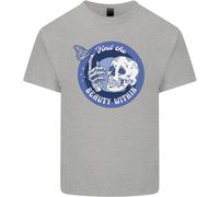 T-Shirt Bambini Teschio E Farfalla Trova La Bellezza Dentro