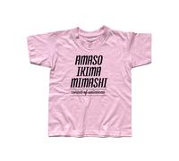 T-shirt bambino AMASO IKIMA MIMASHI ispirata a Jeeg Robot d'Acciaio anni 70