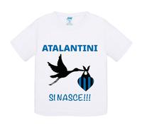 T-Shirt bambino Atalantini si nasce idea regalo tshirt maglietta