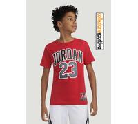 T-SHIRT BAMBINO/BAMBINA NIKE JORDAN PRACTICE FLIGHT 95A088-R78 col. rosso/nero