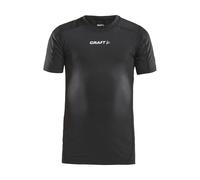 T-shirt bambino compressione Craft pro control Nero 6/8 anni