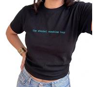 T-shirt bambino Eternal Sunshine nera cotone unisex pop concerto tour fan tee