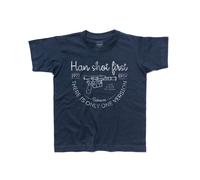 T-shirt bambino HAN SHOT FIRST Greedo Tottoine The new Hope