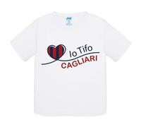 T-Shirt bambino Io tifo Cagliari idea regalo maglietta tshirt