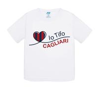 T-Shirt bambino Io tifo Cagliari idea regalo maglietta tshirt