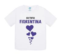 T-Shirt bambino Io tifo la Fiorentina idea regalo maglietta tshirt