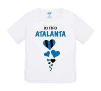 T-Shirt bambino Io tifo l'Atalanta idea regalo maglietta tshirt