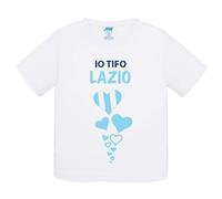 T-Shirt bambino Io tifo Lazio idea regalo tshirt maglietta