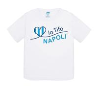 T-Shirt bambino Io tifo Napoli idea regalo maglietta tshirt