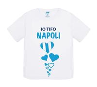 T-Shirt bambino Io tifo Napoli idea regalo maglietta tshirt
