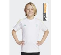 T-SHIRT BAMBINO JUVE ADIDAS PERFORMANCE TEE - cod. KC3249 - col. bianco