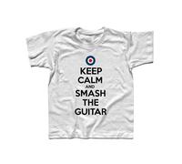 T-shirt bambino Keep calm and Smash the Guitar - Pete Townshend Who Baba o'Riley