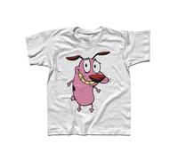 T-shirt bambino LEONE CANE FIFONE 2 Courage the Cowardly Dog Scooby-Doo