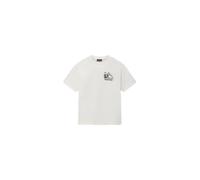 T-shirt bambino Napapijri Acadia Blanc 14 ans