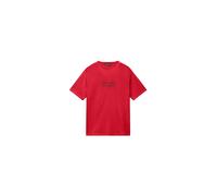 T-shirt bambino Napapijri Box Logo Rouge 14 ans