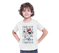 T-Shirt Bambino New Team - Genzo - Holly - Benji - Tom - Bruce - Cartoni Animati