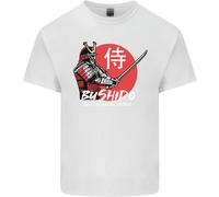 T-Shirt Bambino Ragazzo Bushido Samurai MMA Ronin Nero Gildan Softstyle 64000B