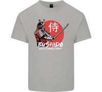 T-Shirt Bambino Ragazzo Bushido Samurai MMA Ronin Nero Gildan Softstyle 64000B