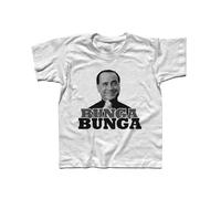 T-shirt bambino Silvio Berlusconi BUNGA BUNGA Caso escort per non dimenticare