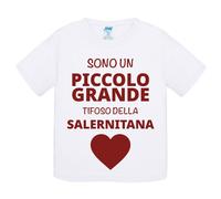 T-Shirt bambino Sono un piccolo grande tifoso della Salernitana idea regalo