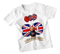 T-shirt bambino VE Day 80th Anniversary 2025 Victory in Europe Celebration...