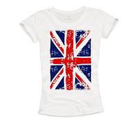 T-shirt bandiera inglese UNION JACK maglietta donna