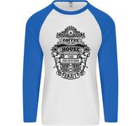 T-Shirt Baseball Lunga Uomo Coffee House