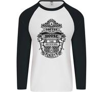 T-Shirt Baseball Lunga Uomo Coffee House