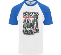 T-Shirt Baseball S/S Da Uomo Chicago Mafia Americana