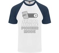 T-Shirt Baseball S/S Divertente Cristianesimo Uomo Christian Pioneer