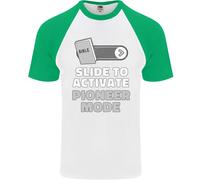 T-Shirt Baseball S/S Divertente Cristianesimo Uomo Christian Pioneer