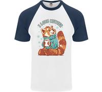 T-Shirt Baseball S/S Invernale Uomo Red Panda Bear