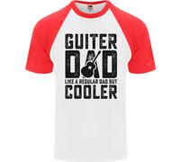 T-Shirt Baseball Uomo "Fathers Day" Cotone Fruit of the Loom