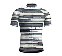 T-shirt basic slim fit da uomo estiva alla moda casual con stampa digitale 3D in cotone maglietta a maniche corte per sport indoor outdoor vita quotidiana, Nero , XL