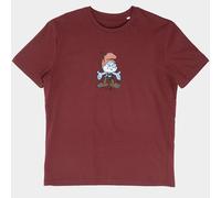 T-Shirt Bavarese Papa Smurf Uomo Bio-Cotone Jersey Stampa BCLOGO