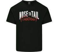 T-Shirt BBQ Per Bambini Carnivori Dalla Testa Alla Coda