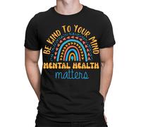 T-shirt Be Kind to Your Mind salute mentale bambini uomo donna 1 #TA-35
