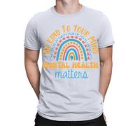T-shirt Be Kind to Your Mind salute mentale bambini uomo donna 1 #TA-35