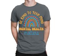 T-shirt Be Kind to Your Mind salute mentale bambini uomo donna 1 #TA-35