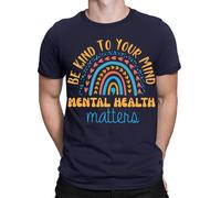 T-shirt Be Kind to Your Mind salute mentale bambini uomo donna 1 #TA-35