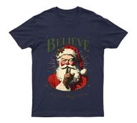 T-shirt Believe Keep The Magic unisex regalo retrò divertente donna vintage...